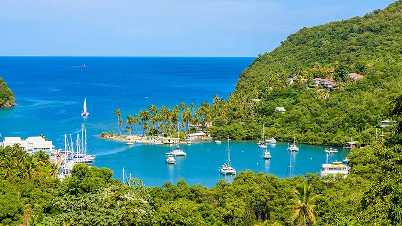 Marigot Bay, St Lucia / Soufriere, St Lucia